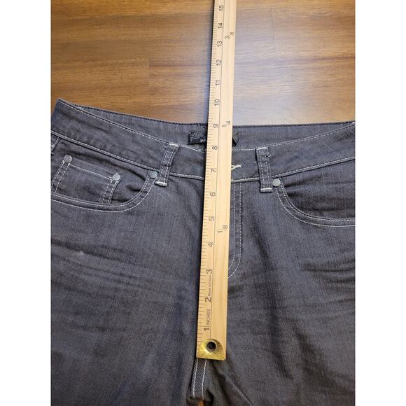 Prana Kara Denim Shorts Gray Embroidered Women’s Size 4 / 28 W3KARA114 EUC - Picture 8 of 12